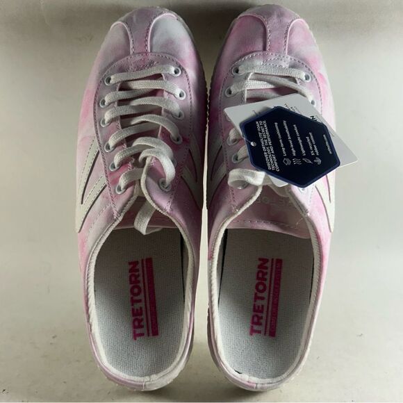 Tretorn Easy Nylite Women’s Shoes Low Top Lace Up Sneakers Pink Size 8 M - Picture 5 of 8